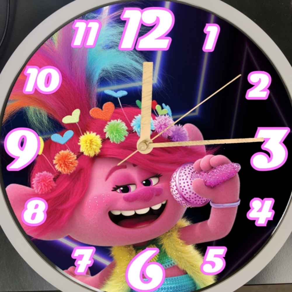 Poppy trolls clock - Picture 5 of 5